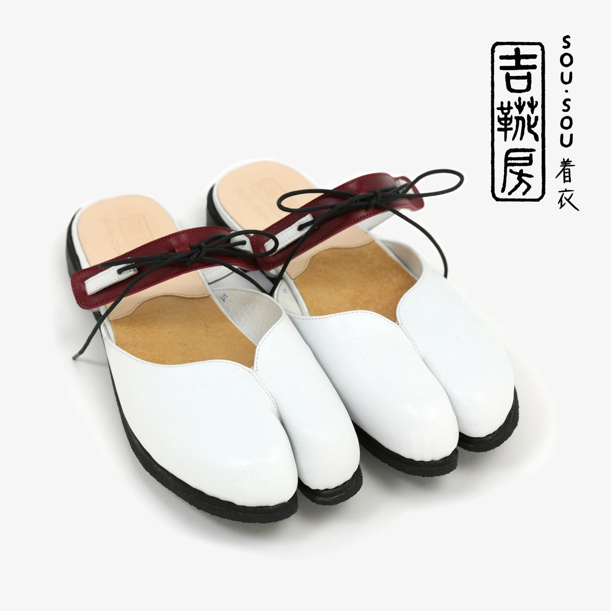 爪掛 SOU・SOU着衣×吉靴房/白色【※約需6個月送達】