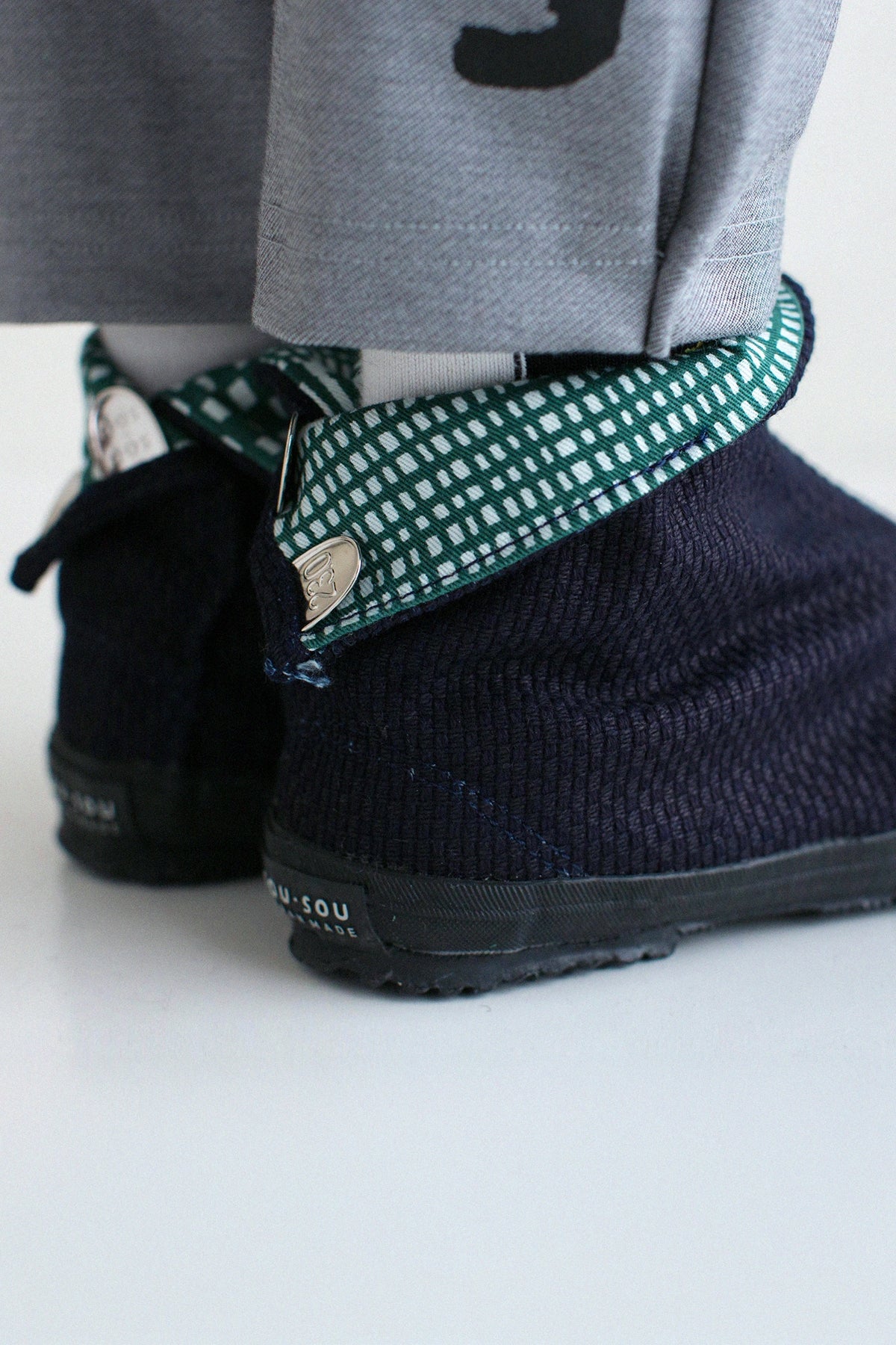 Split Toe Tabi Shoes / Sashiko Indigo