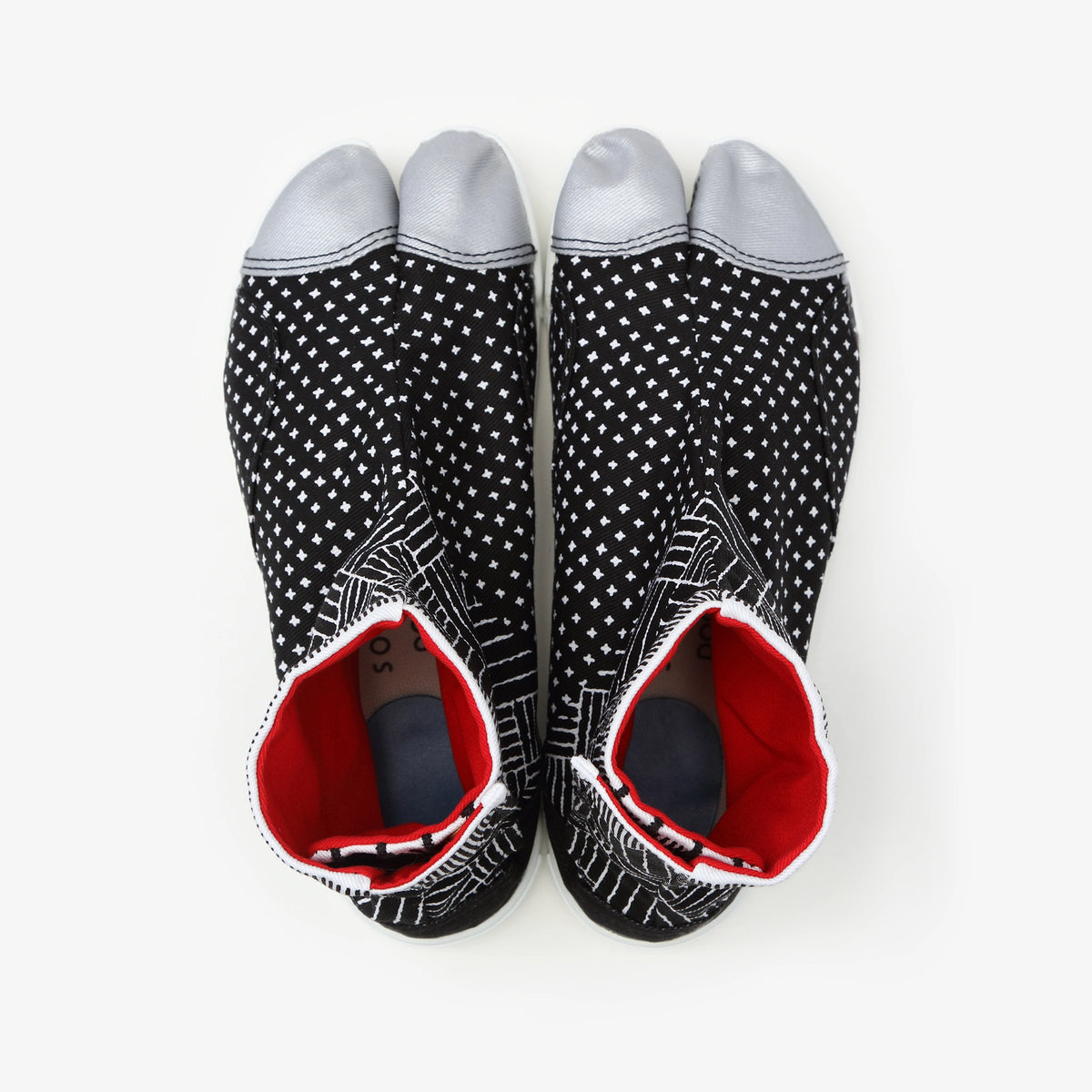 【net limited】Marugo Split Toe Tabi ShoesTabi / Black Costume