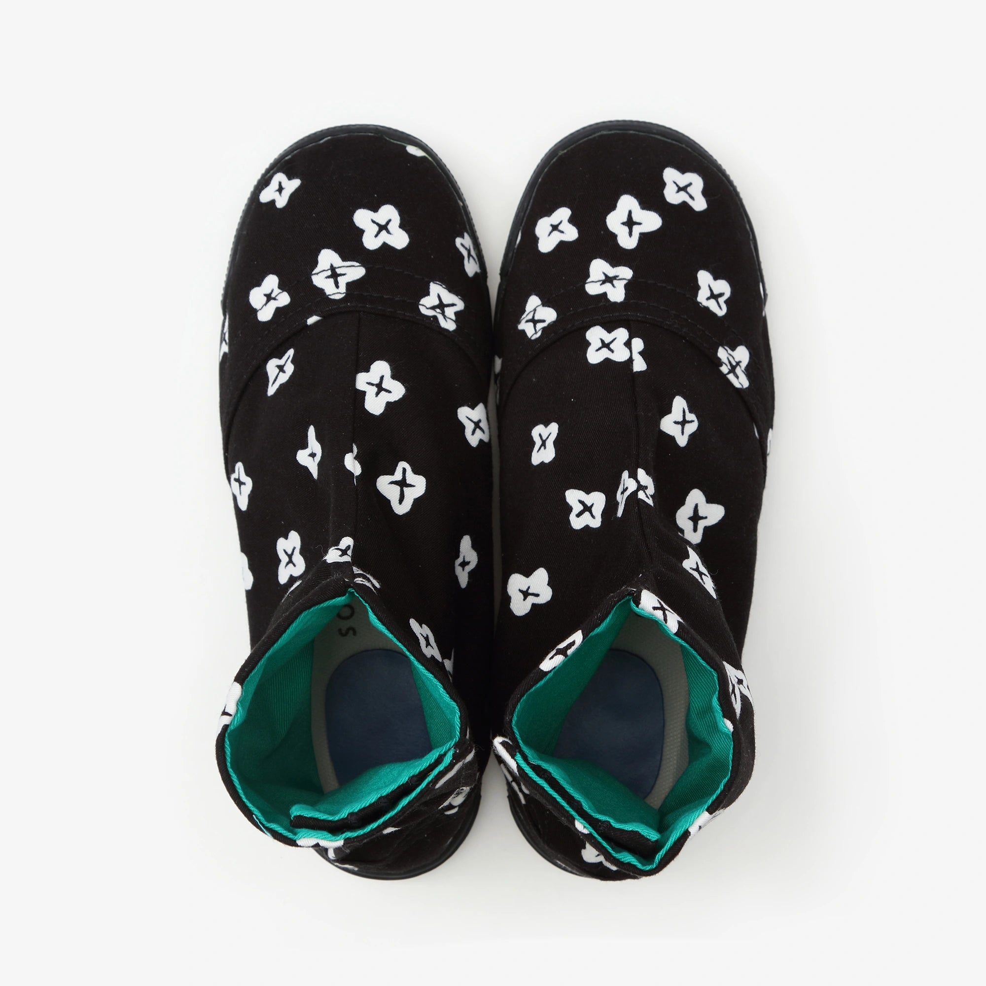 【net limited】Marugo Round Toe Tabi Shoes / Tiny Flowers