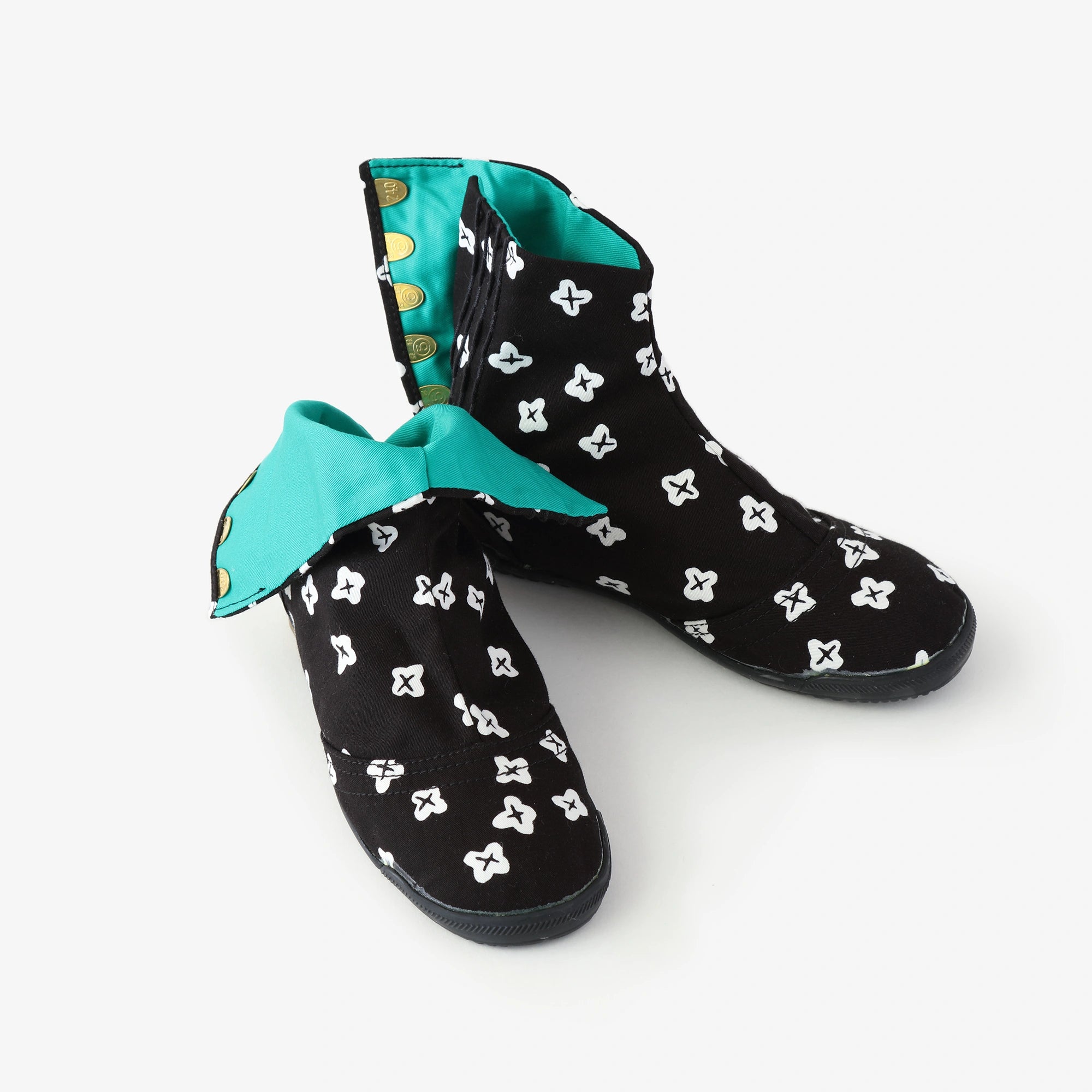 【net limited】Marugo Round Toe Tabi Shoes / Tiny Flowers