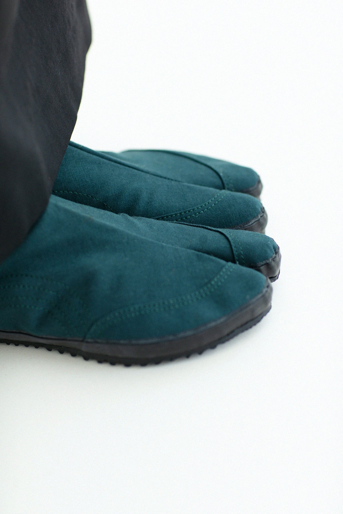 Festival Split Toe Tabi Shoes / Dark Green×Wooden Mosaic