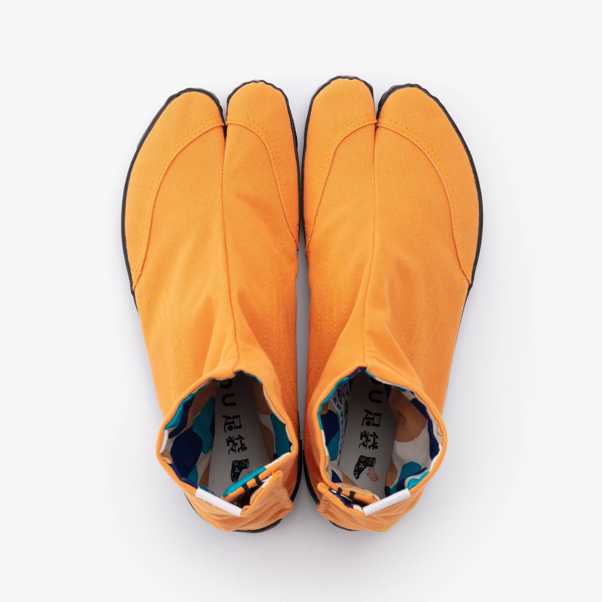Festival Split Toe Tabi Shoes / Amber x Soap Bubbles