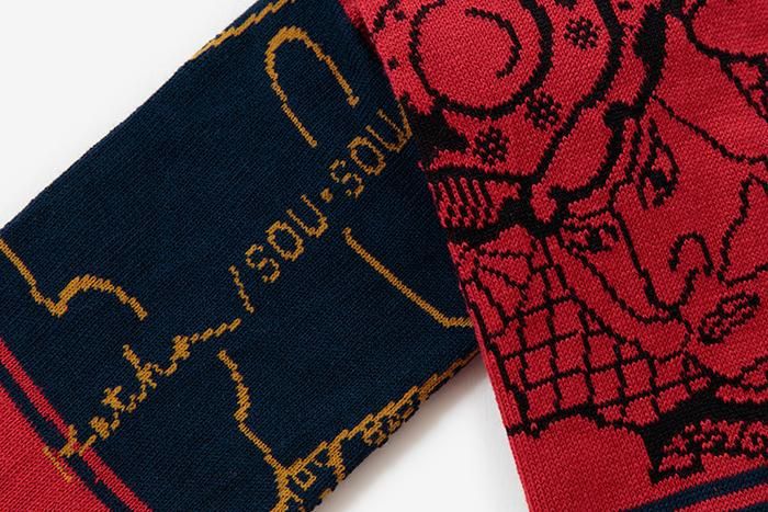 分趾襪(腳踝長度)/武者繪【男・女性用】