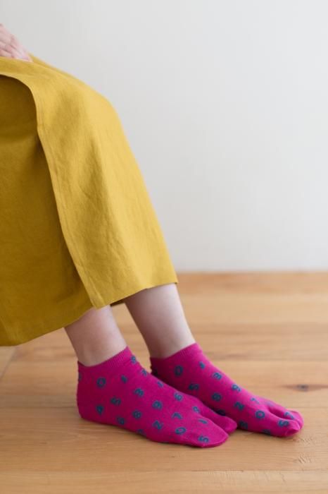 分趾襪(腳踝長度)/SO-SU-U十數 粉紅【男・女性用】