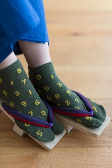 分趾襪(腳踝長度)/SO-SU-U十數 玉露茶色鳥白色 【男・女性用】