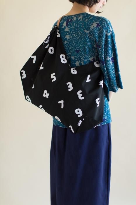 知多木綿 20/20 小巾折 穏(こはばおり おだやか)/SO-SU-U大 濡羽色×つくも