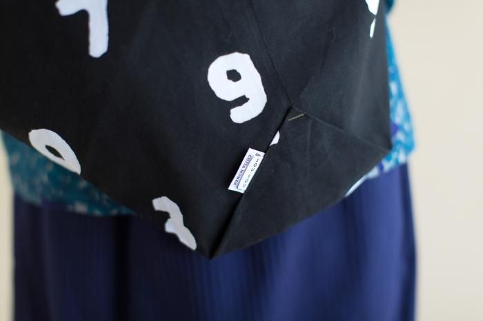 知多木綿 20/20 小巾折 穏(こはばおり おだやか)/SO-SU-U大 濡羽色×つくも