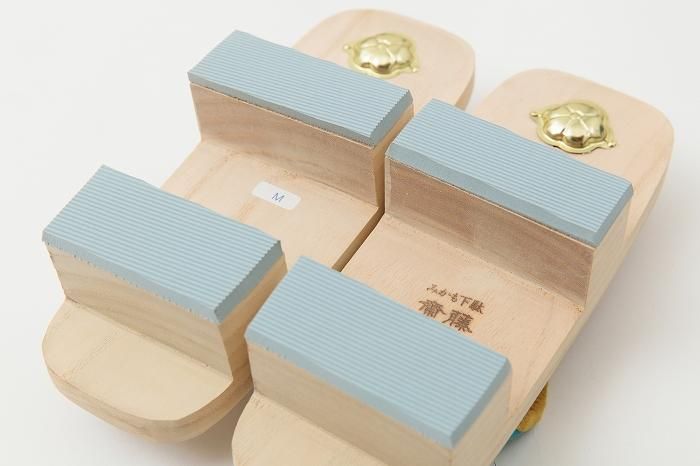 原色木屐/芳町 麻 海綠色