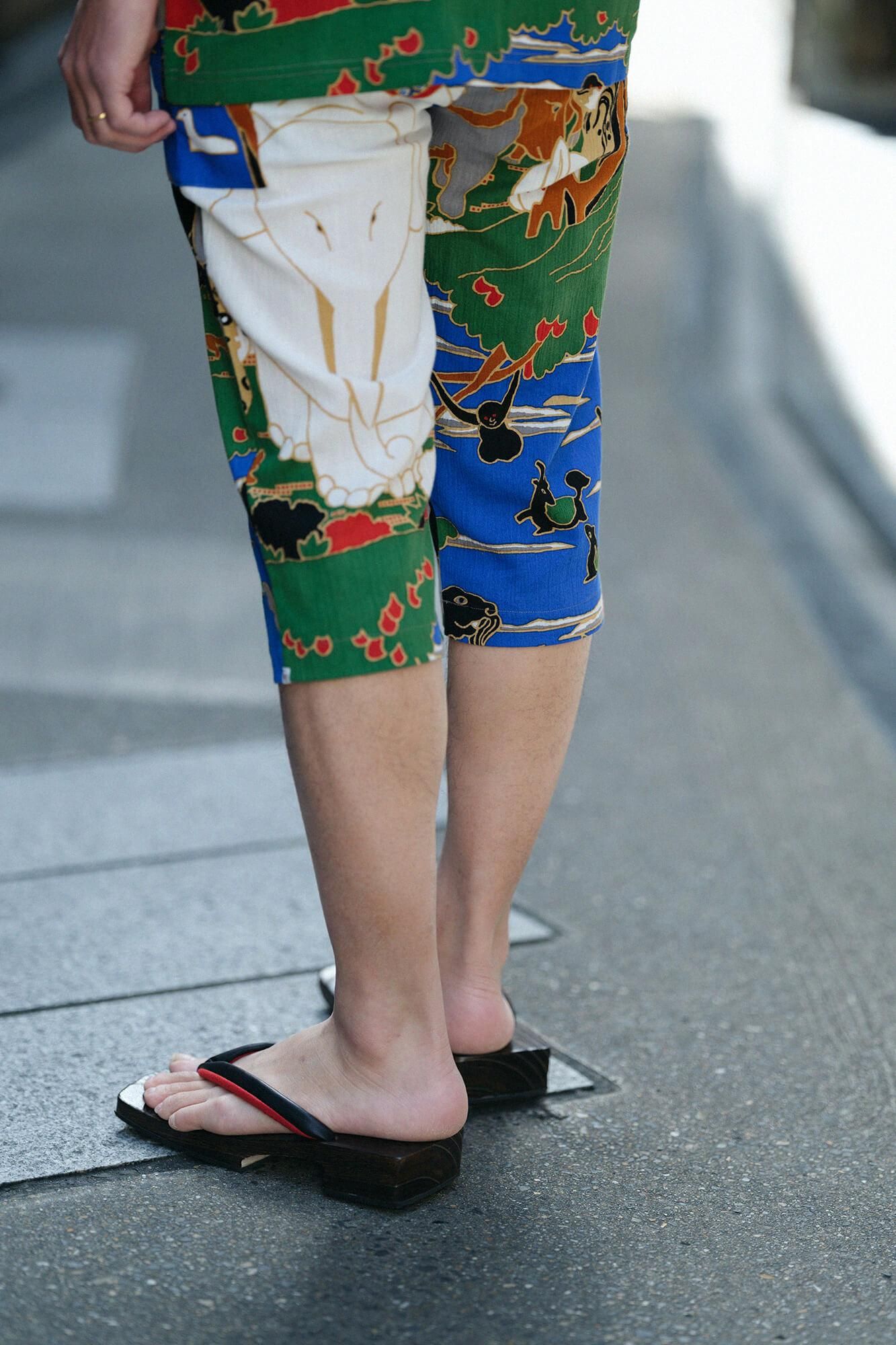 黑底木屐/右近(男裝) 皮革 黑色