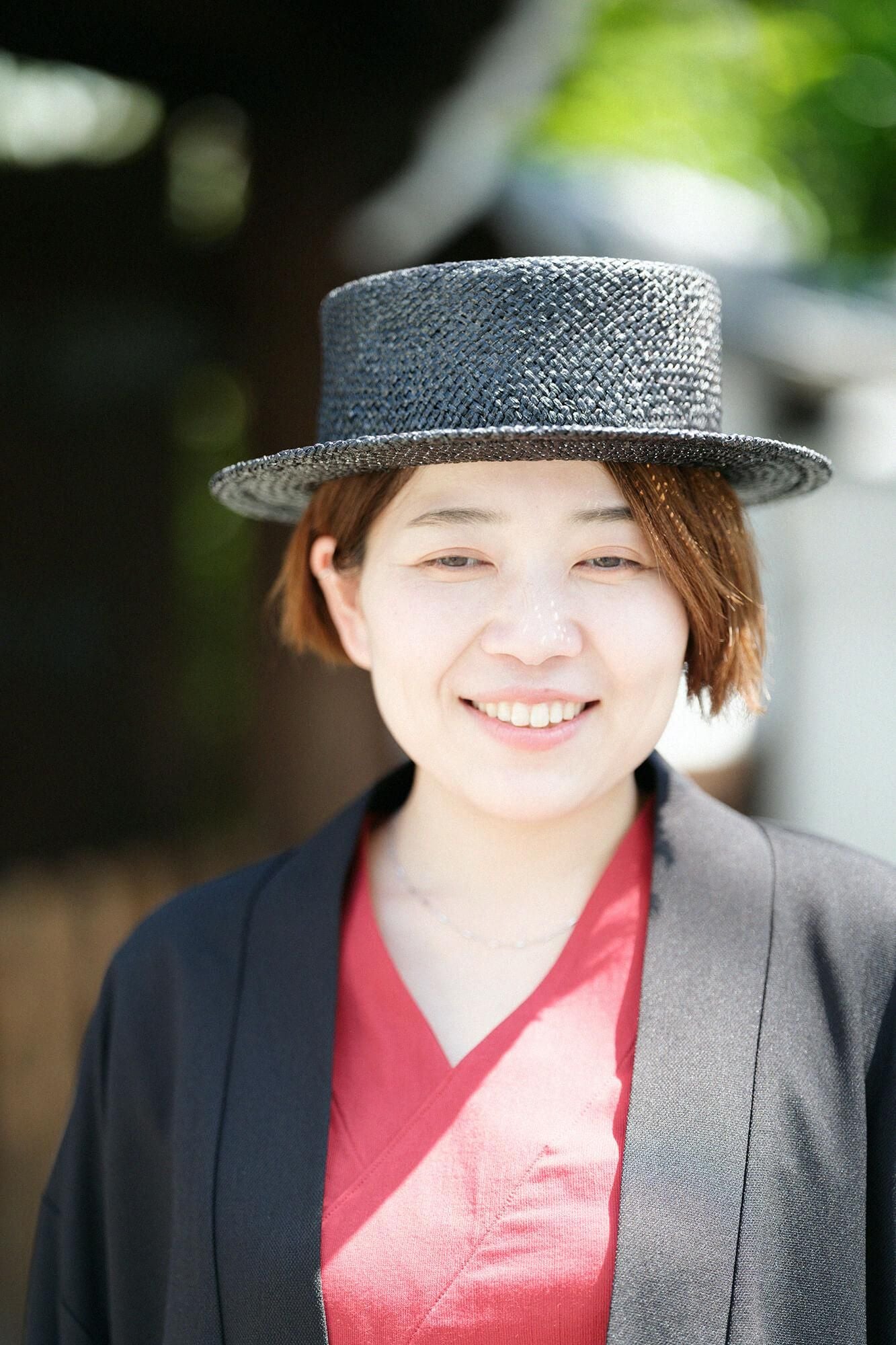 Takashima chiku 40/40未拧紧的项圈,第六长/脂肪(Enjiiro)