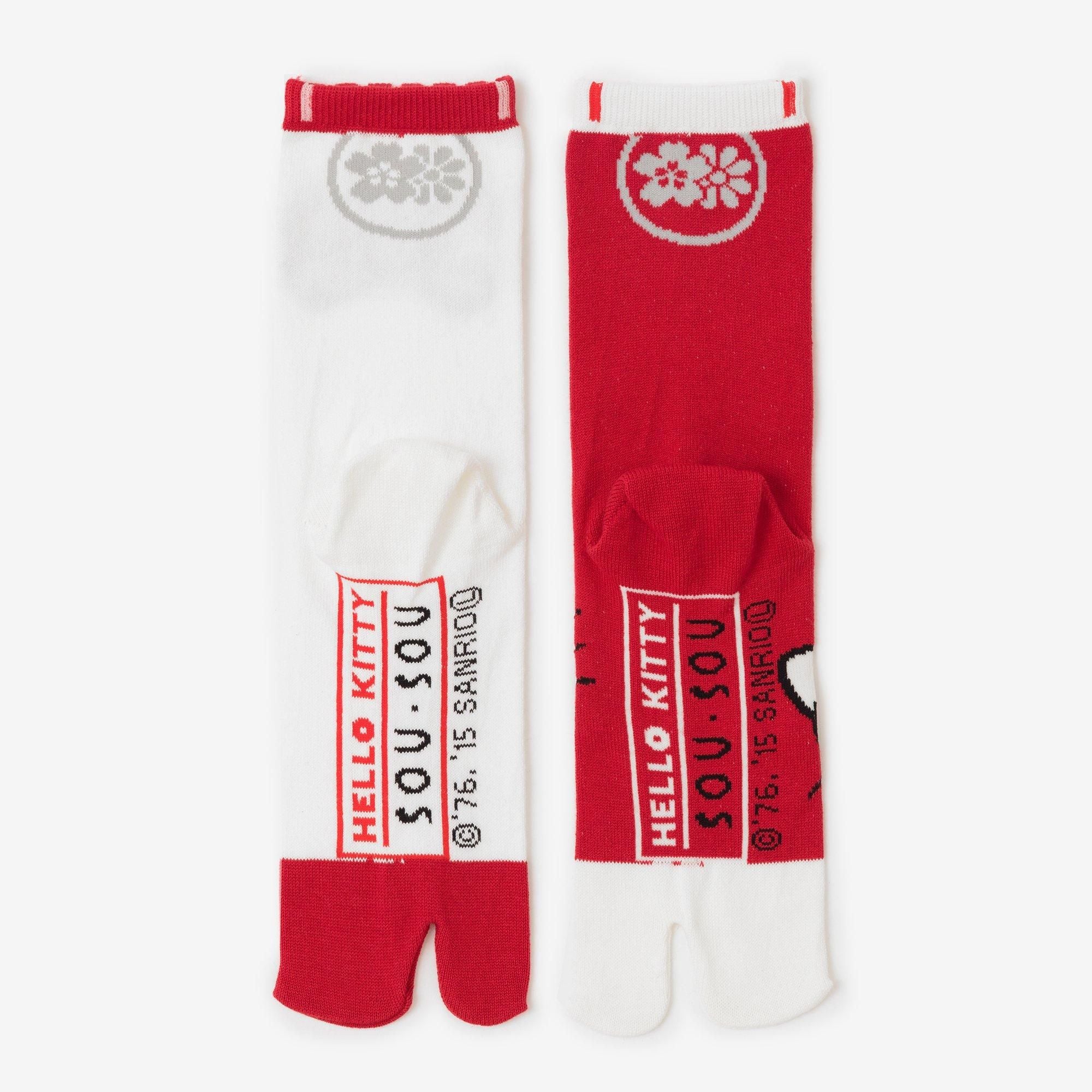 타비양말(정상 길이)/헬로 키티 ×SOU・SOU 코키 【여성용】