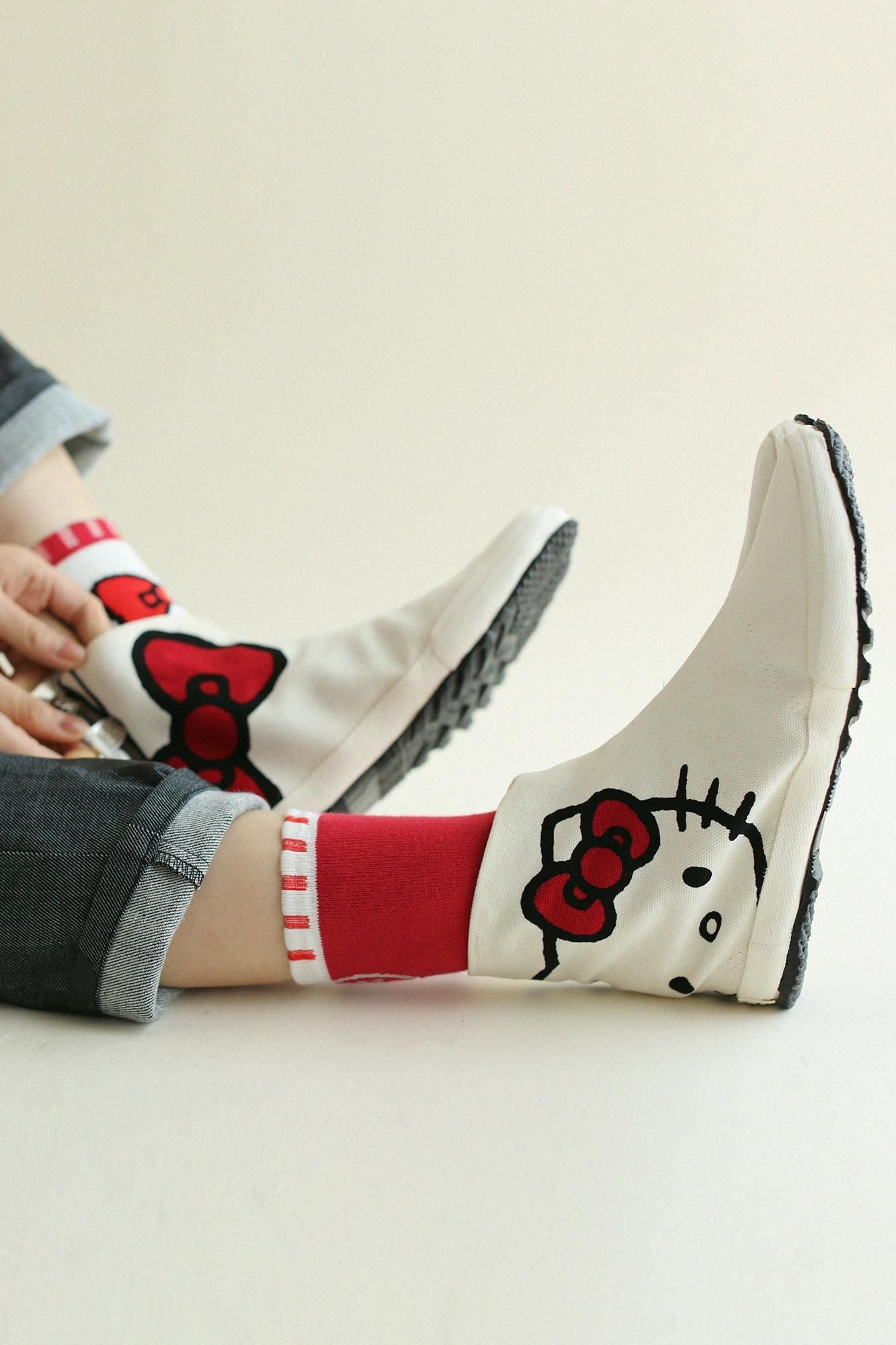 貼付地下足袋/Hello Kitty×SOU・SOU つくも