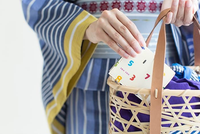 SOU・SOU×QUATRO GATS 手掌錢包 / SO-SU-U十數 彩色