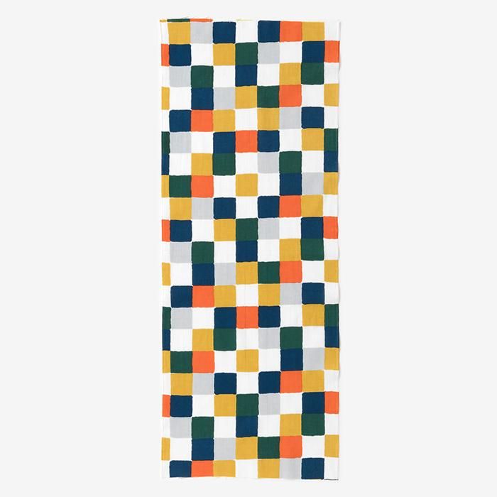 伊勢木綿 textile手ぬぐい/日々(ひび) 朝茶事(あさちゃじ)