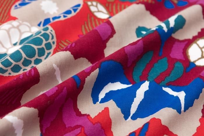 Ise cotton textile tenugui (himetake) / élégant romantique (fuga roman)