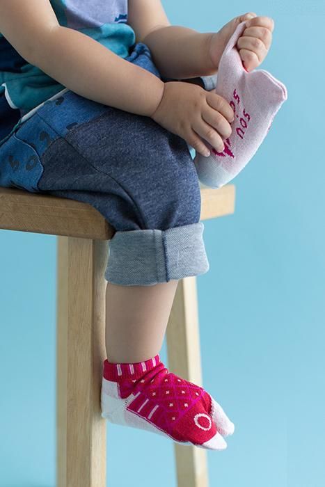 ●兒童分趾襪 腳踝長度 /鯉魚旗 紅色【小・中・大】