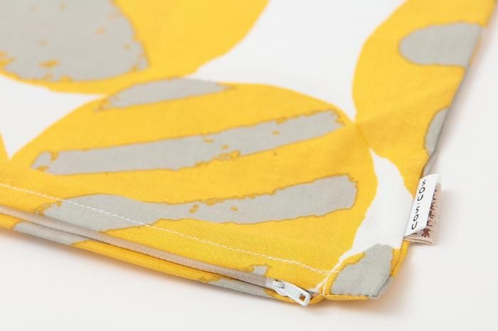 平織り21番手 クッション(座布団)カバー/うらら 嬉々(きき)【※お届けに約3週間】