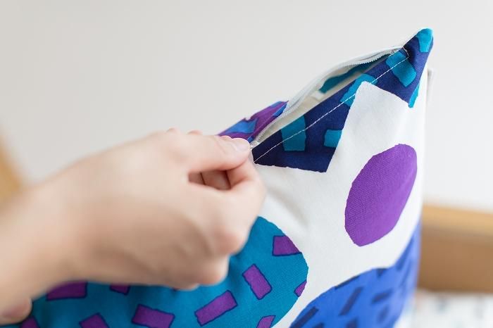 平織り21番手 クッション(座布団)カバー/金平糖(こんぺいとう)【※お届けに約3週間】