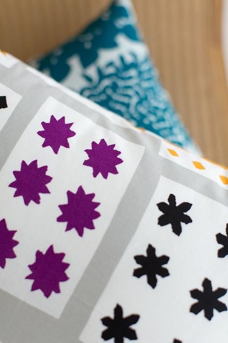 平織り21番手 クッション(座布団)カバー/大雪(たいせつ)【※お届けに約3週間】