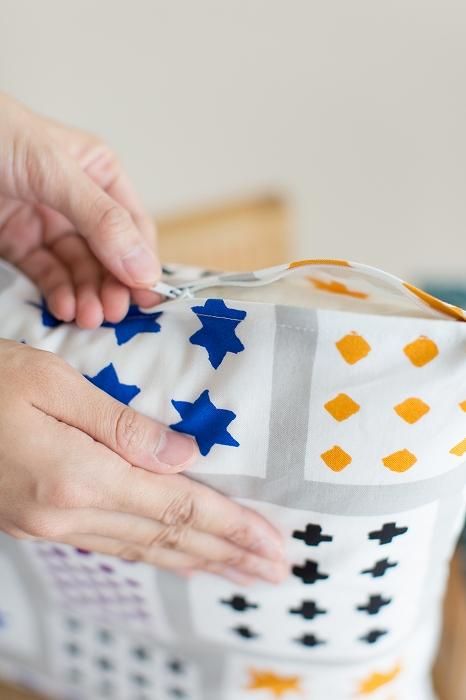 平織り21番手 クッション(座布団)カバー/大雪(たいせつ)【※お届けに約3週間】