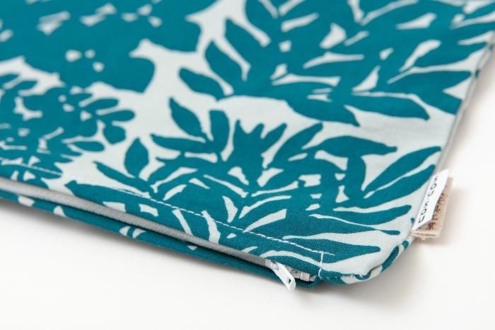 平織り21番手 クッション(座布団)カバー/花市松(はないちまつ)【※お届けに約3週間】