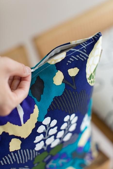 平織り21番手 クッション(座布団)カバー/風雅(ふうが)【※お届けに約3週間】