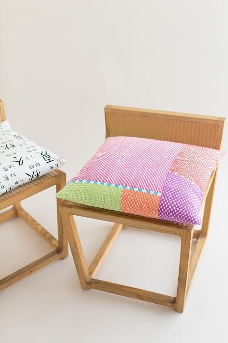 平織り21番手 クッション(座布団)カバー/間がさね 宮美(みやび)【※お届けに約3週間】