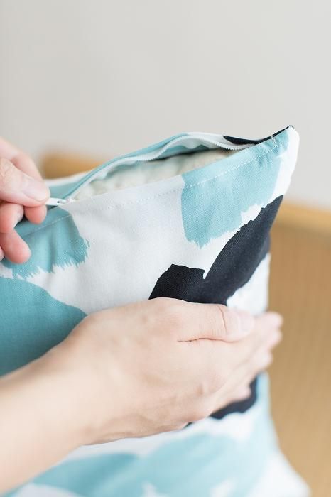 平織り21番手 クッション(座布団)カバー/優(ゆう)【※お届けに約3週間】