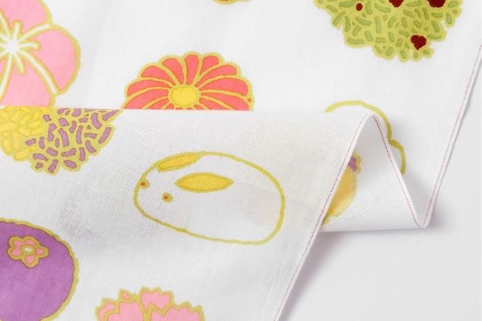 Ise Momen Textil-Tenugui/japanische Süßigkeiten (Wagashi)