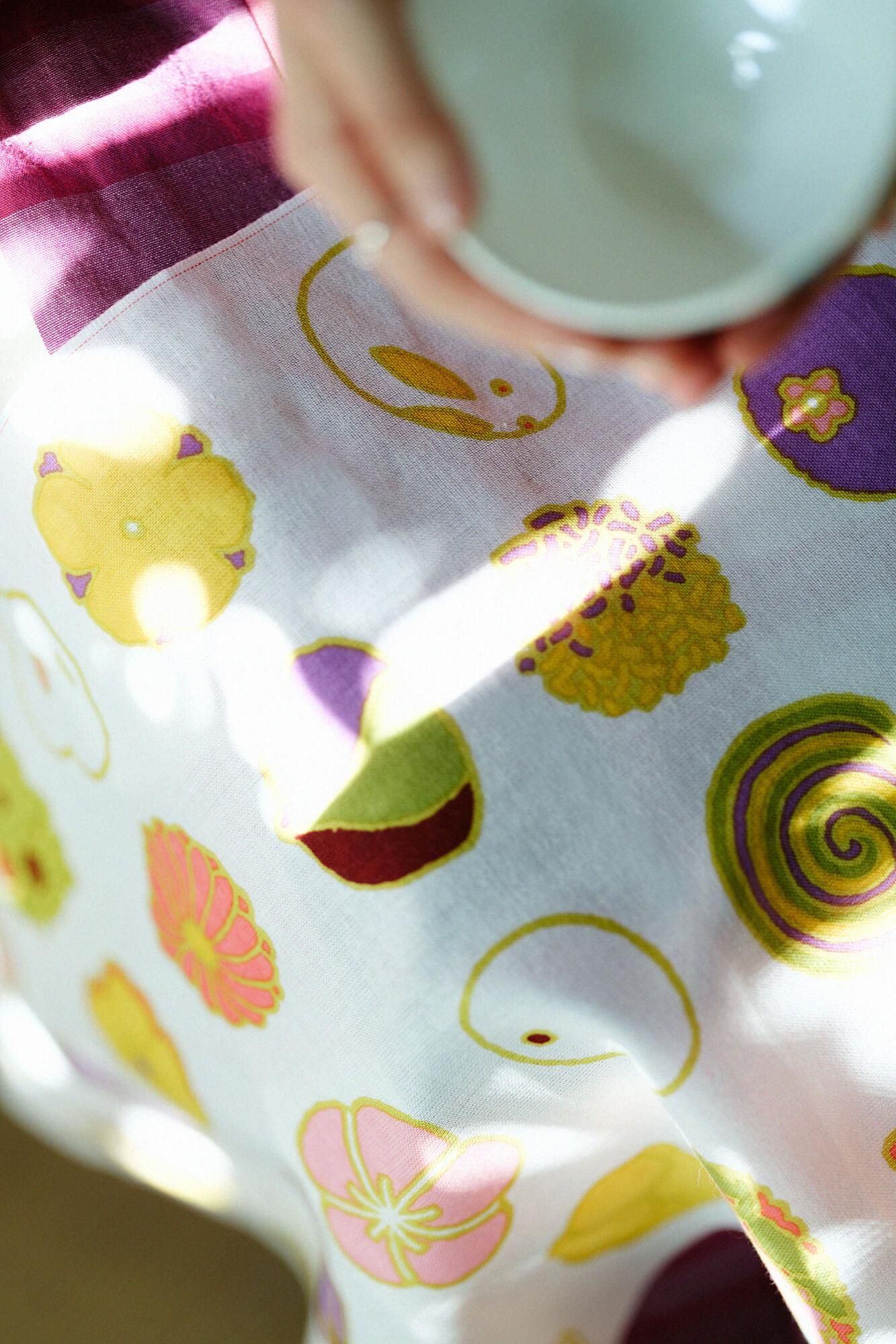 伊勢木綿 textile手ぬぐい/和菓子(わがし)