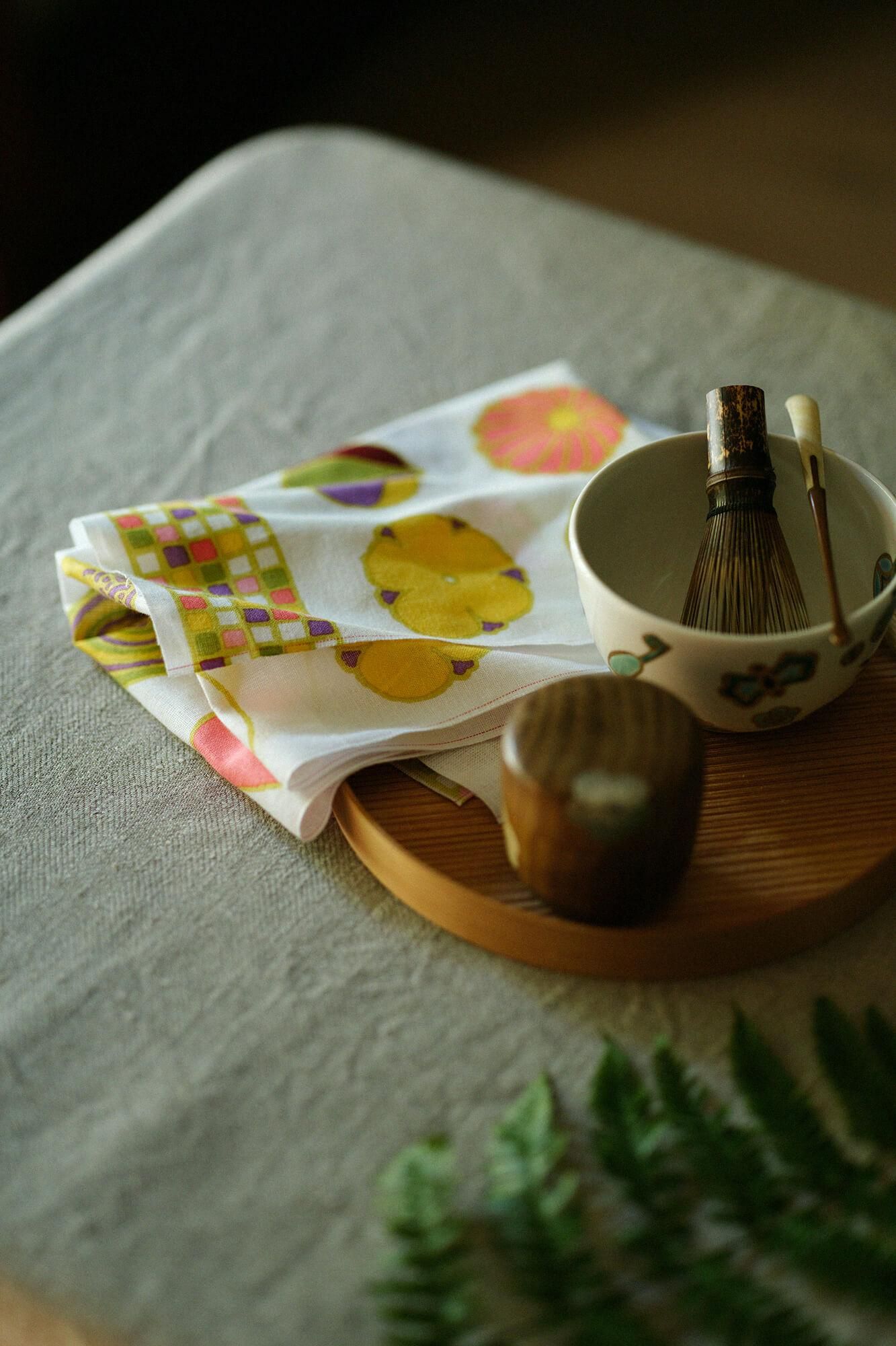 伊勢木綿 textile手ぬぐい/和菓子(わがし)