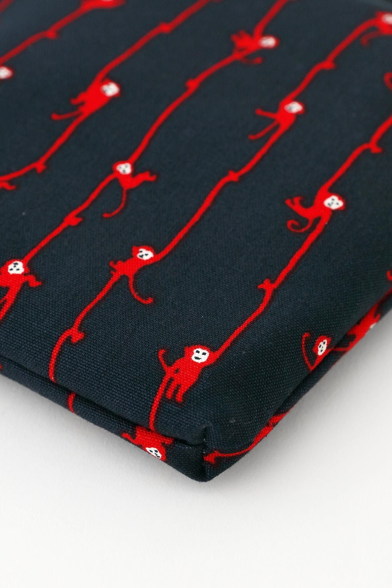 12号帆布 軟(なん)がま口 (大)/申(さる)