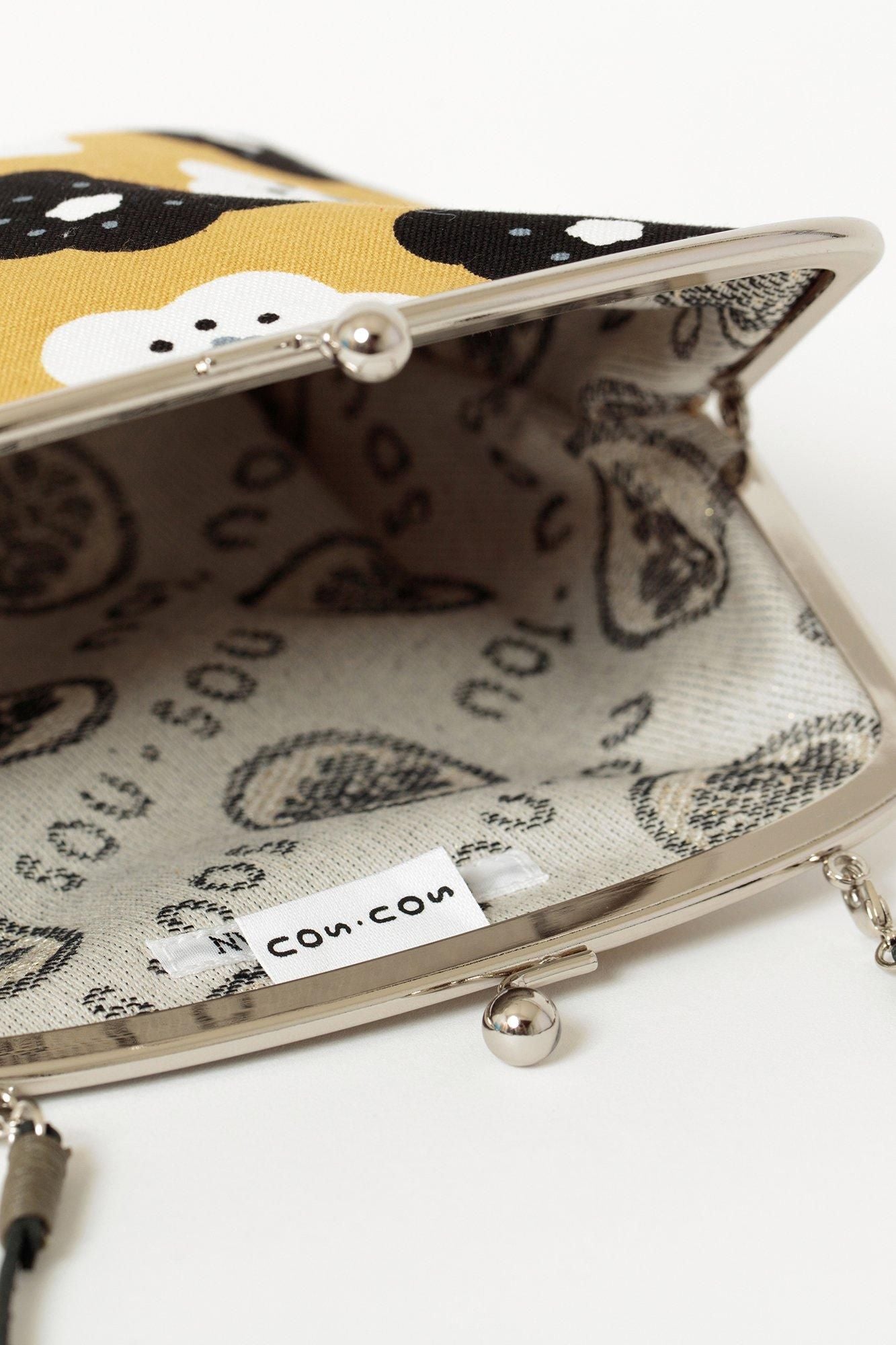 12号帆布 軟(なん)がま口 (大)/ほほえみ