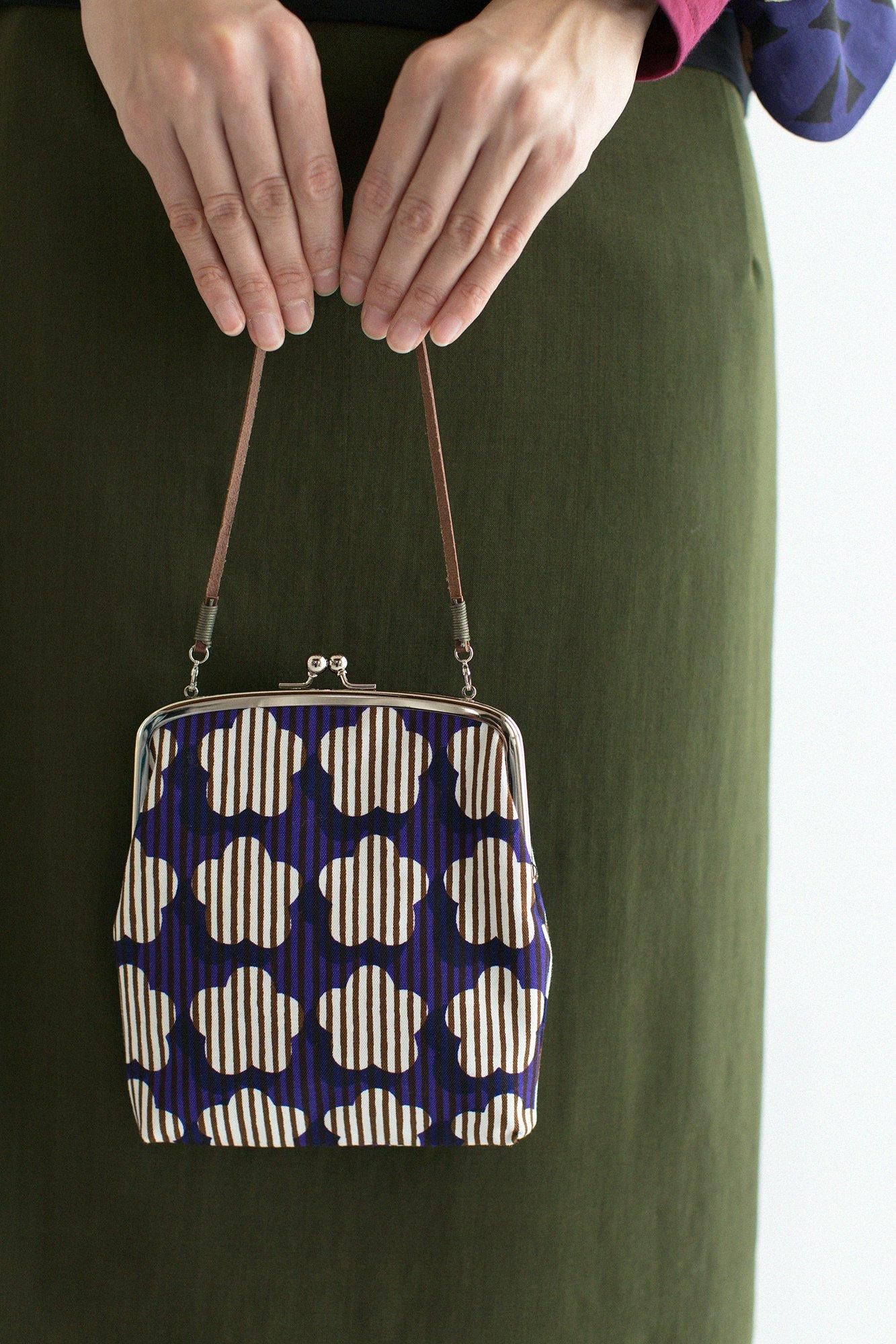 12号帆布 軟(なん)がま口 (大)/明かり窓