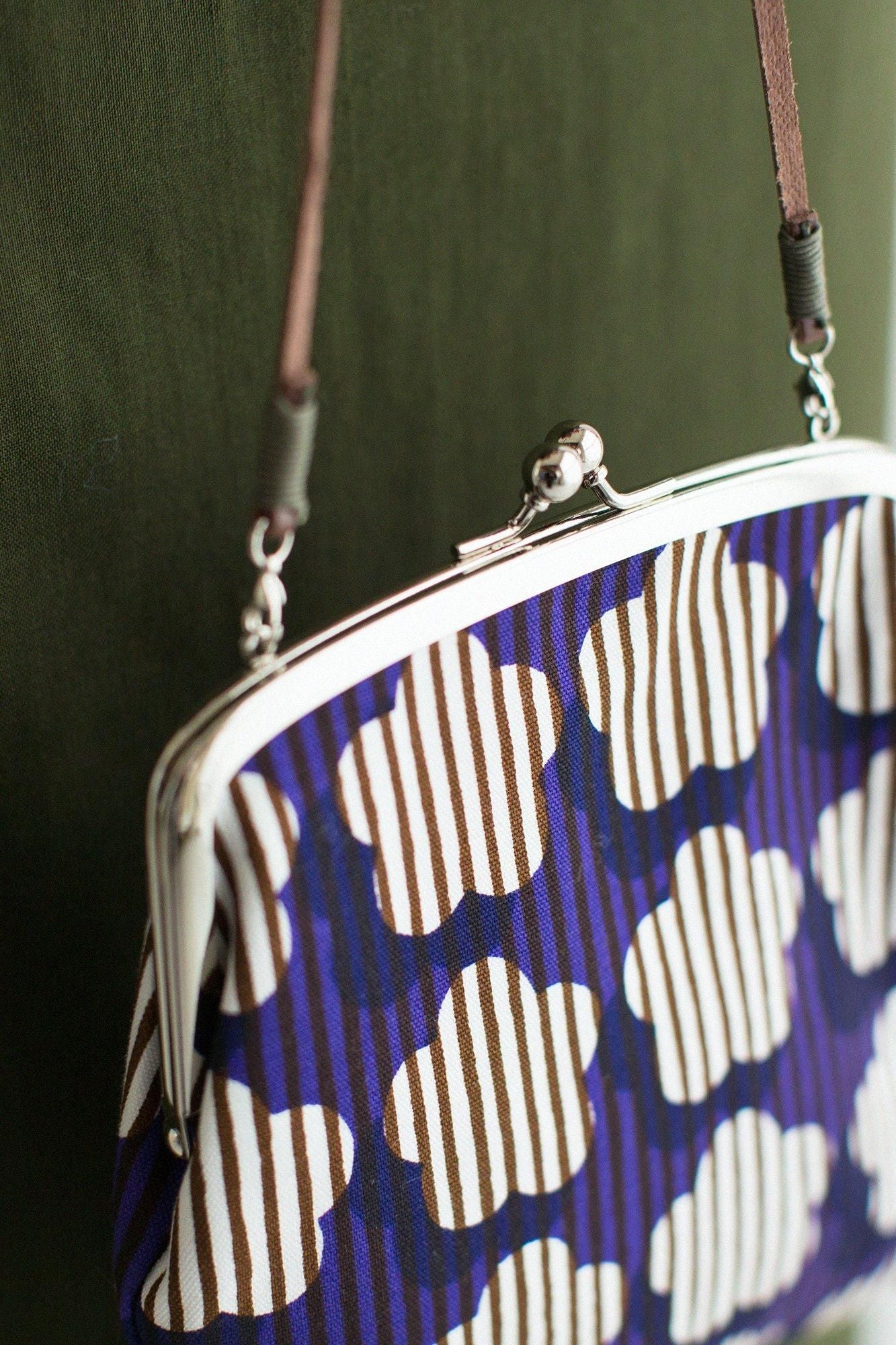 12号帆布 軟(なん)がま口 (大)/明かり窓