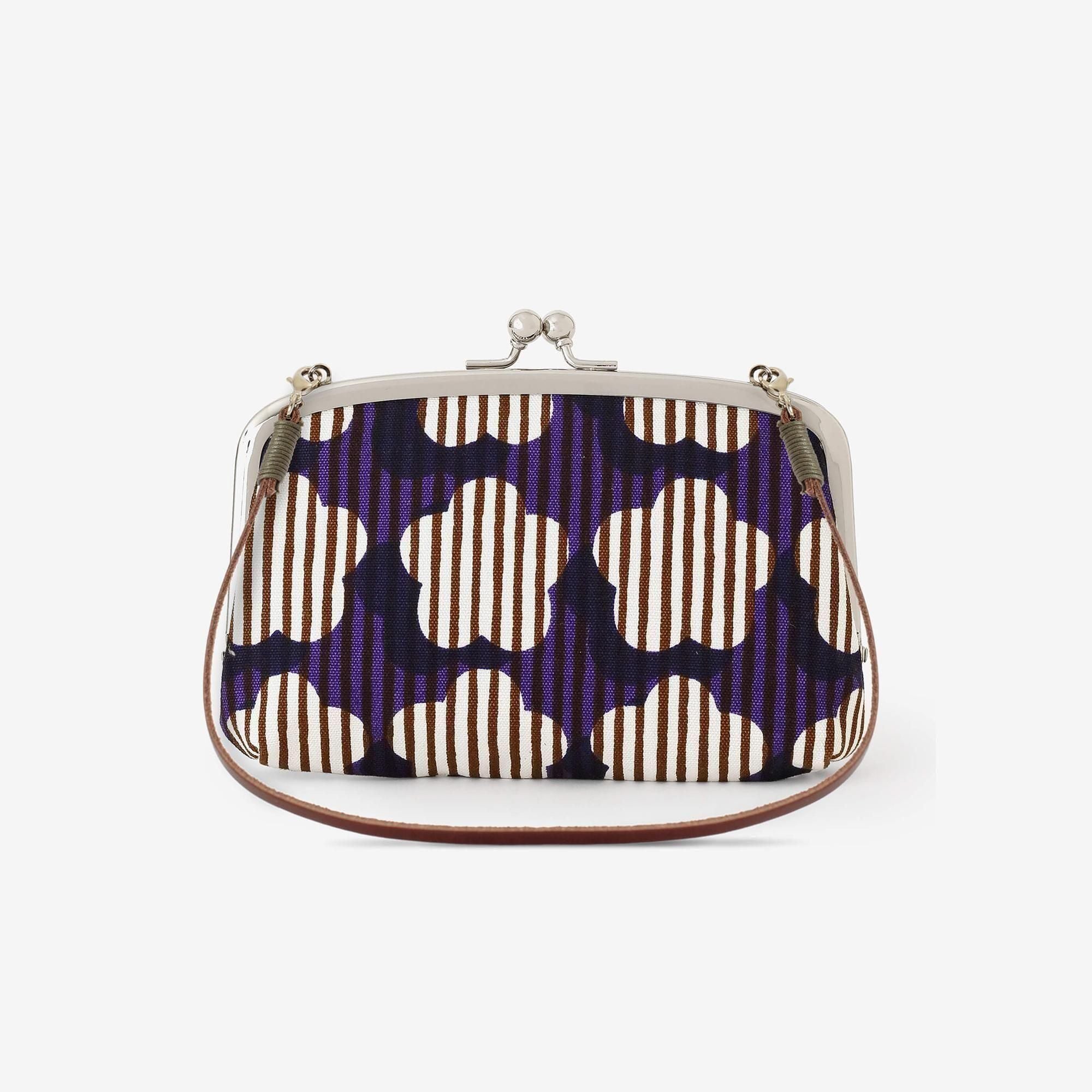 No.12 Canvas Soft Gamaguchi Clasp Purse（Double Layer）／ Bright