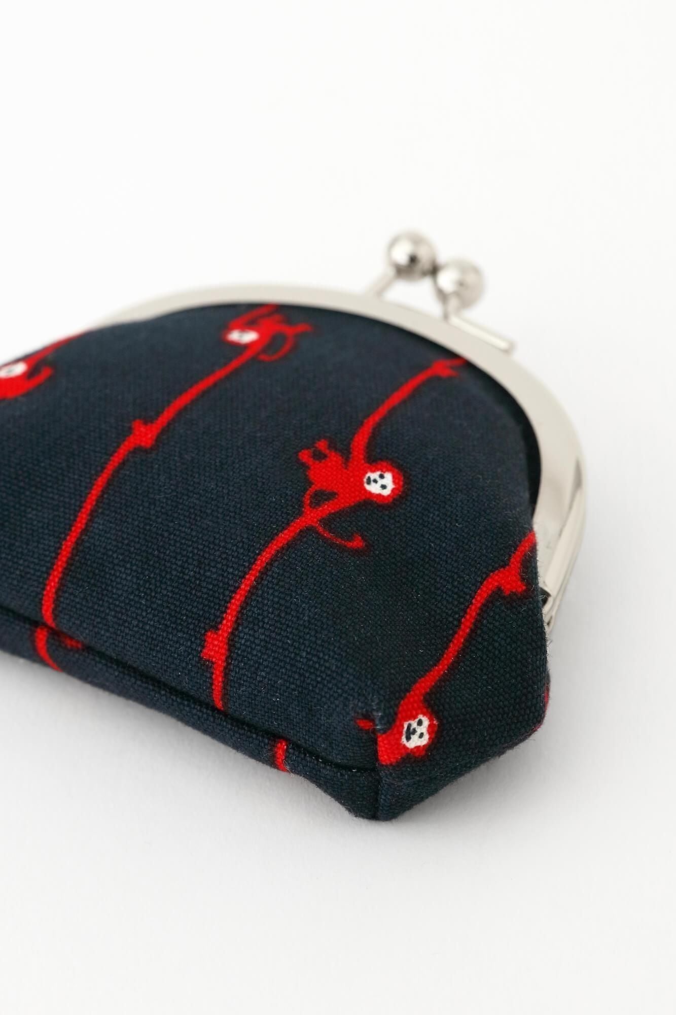 12호 캔버스 난가마구치 가방 (작은)/원숭이