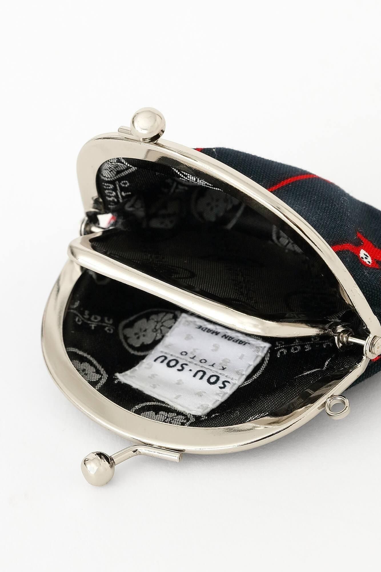 12호 캔버스 난가마구치 가방 (작은)/원숭이