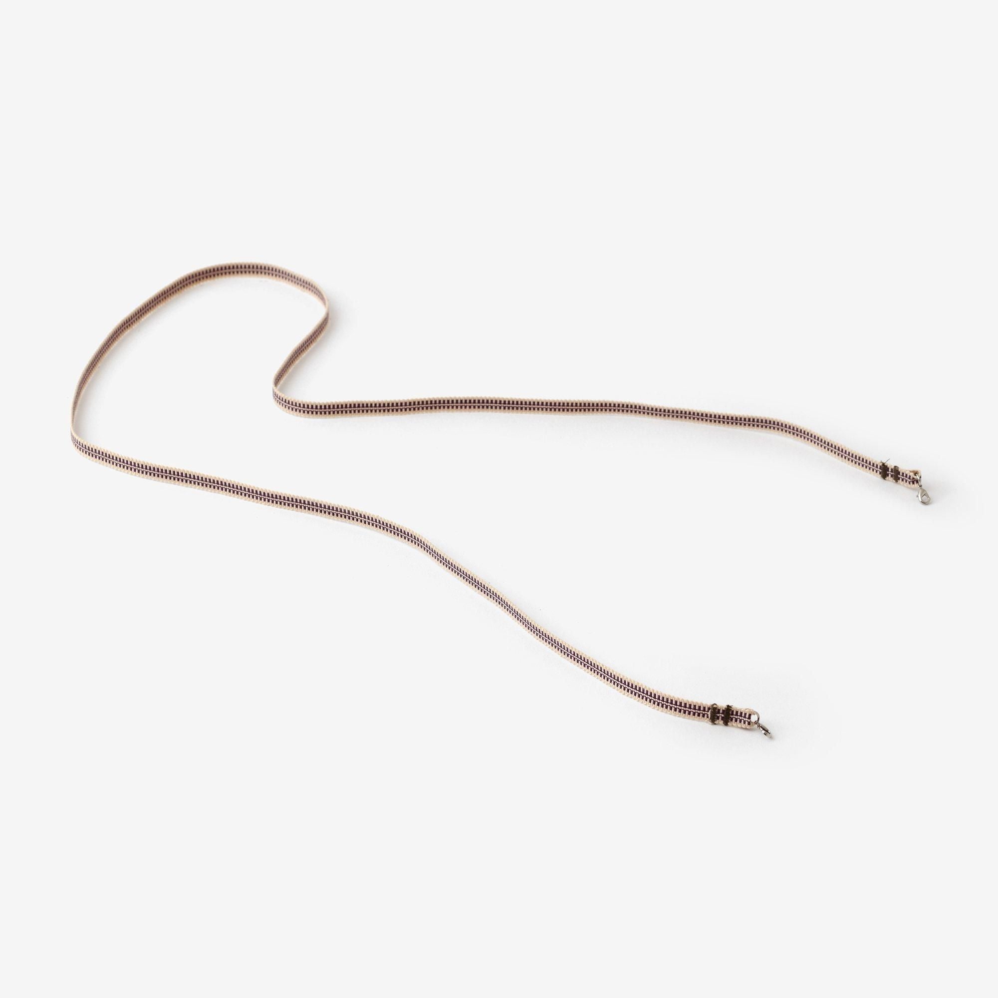 Sanada Strap for Gamaguchi 120cm / Brown×Beige