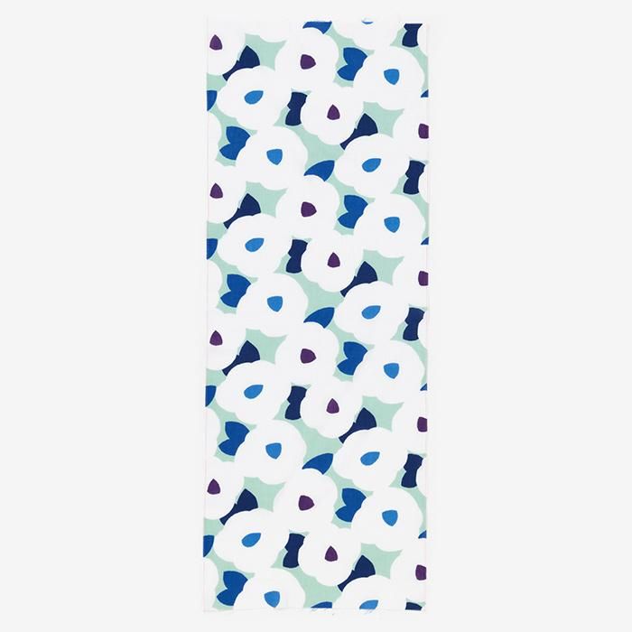 伊勢木綿 textile手ぬぐい/椿文(つばきもん)