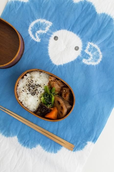 SOU・SOU×有松鳴海絞手巾/ 山雅商店謹製 蓬鬆的綿羊 粉藍色