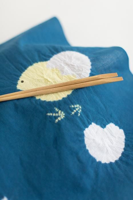 SOU・SOU× Arimatsu Narumi Shibori 테누구이/Yamaga Shoten Chick Navy Blue