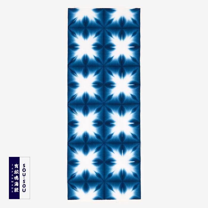 SOU・SOU×有松鳴海絞手巾/張正謹製 雪花2