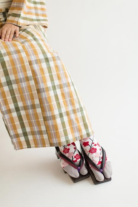 分趾襪(普通長度)/梅林報春鳥 【男・女性用】