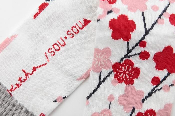 分趾襪(普通長度)/梅林報春鳥 【男・女性用】