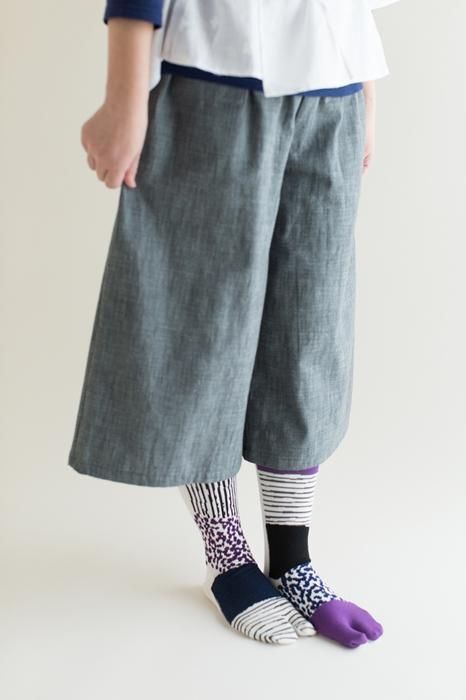 Tabi Socks(Under Knee)/Higashiyama Purple【Women】