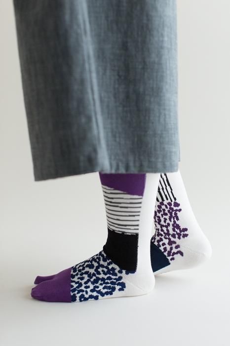 Tabi Socks(Under Knee)/Higashiyama Purple【Women】