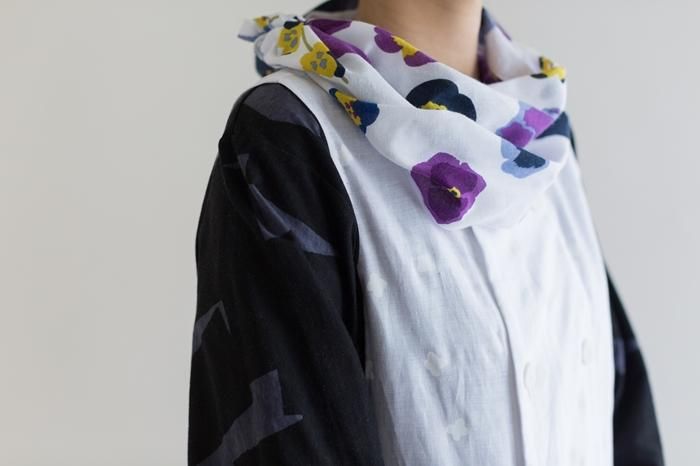 Isemomen Cotton Textile Handkerchief / Violet Collection