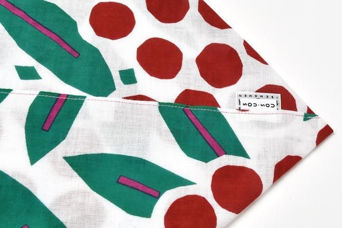 伊勢木綿 小巾折/南天竹(なんてんちく)